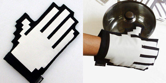 pixel oven glove